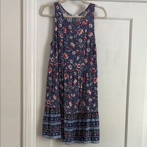 Old Navy Blue Floral Dress